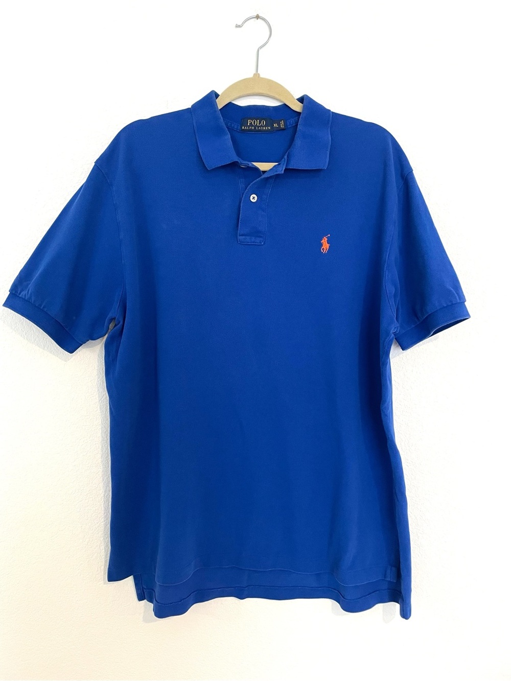 Polo by Ralph Lauren Royal Blue Polo with Orange Pony